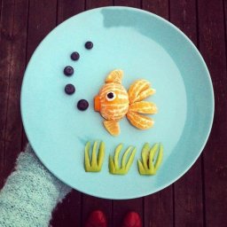 Красивое декорирование еды