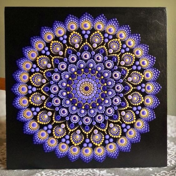 Варианты точечной росписи