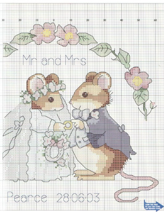 Вышивка "Мышкина свадьба"