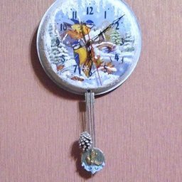 Морозные часы с маятником и на сковороде