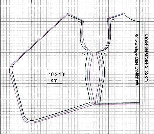 Простая выкройка эффектного кардигана