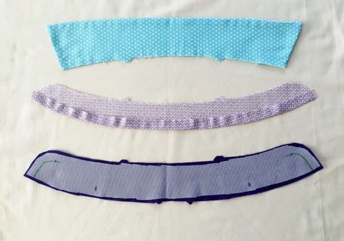 Простое вшивание рубашечного воротника