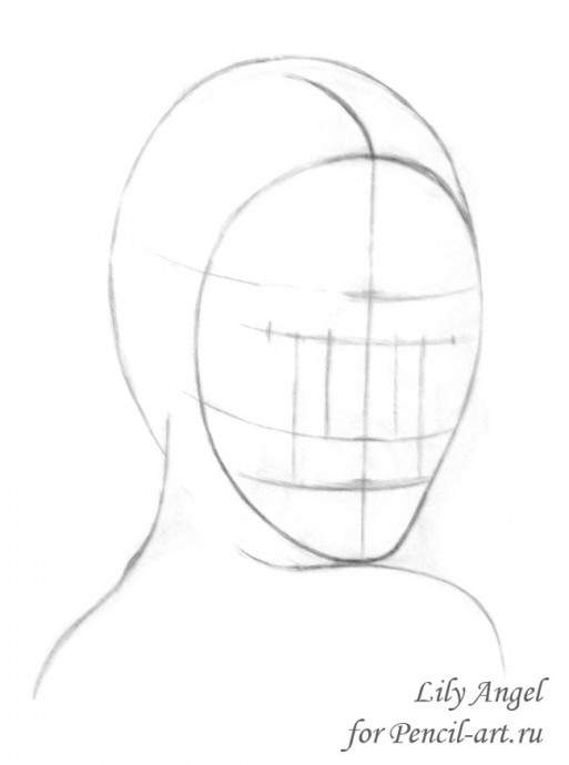 Рисуем портрет Меган Фокс