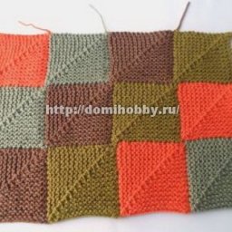 Техника вязания пэчворк спицами