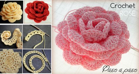 Восхитительные коврики из вязаных розочек