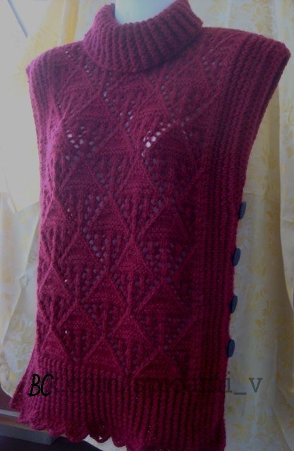 Жилеты спицами