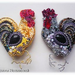 ​Брошь "Петушок"