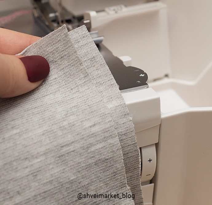 Как выполнить имитацию плоского шва на оверлоке