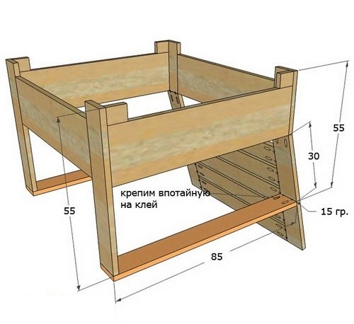 Деревянное кресло в сад своими руками