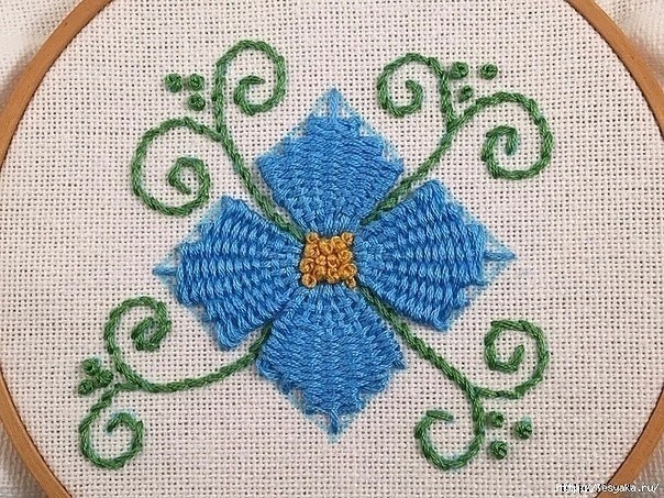 Красивая вышивка: мастер-класс