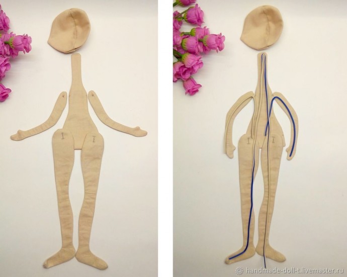 Тонкости создания текстильной куклы на каркасе