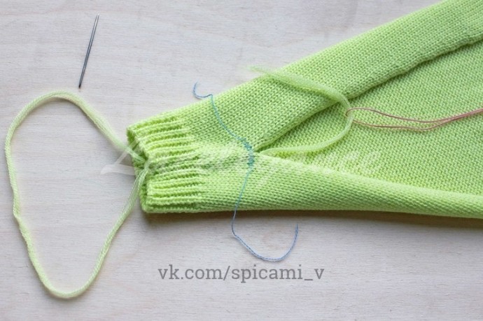 Идеальный шов без узлов и необходимости прятать концы