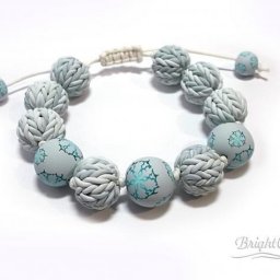 Вяжем из полимерной глины: секреты круглых бусин