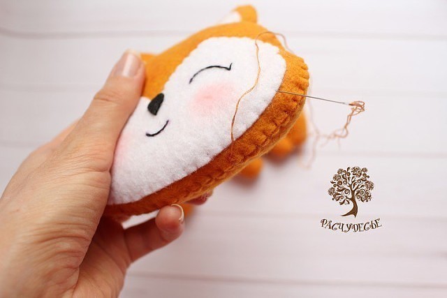 Мягкая игрушка очаровательнейший лисенок на радость вашим деткам