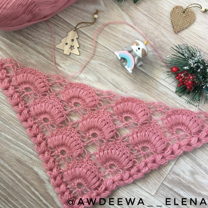 Невероятной красоты узор крючком