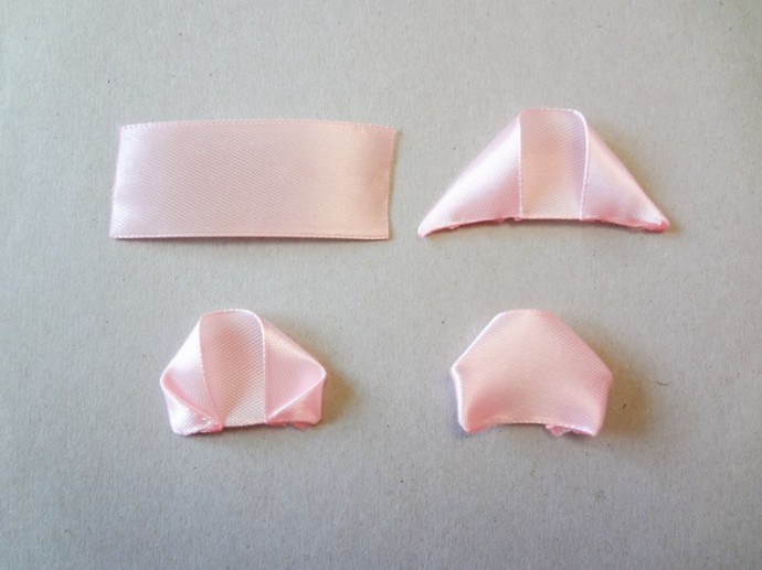 Нежная заколка своими руками