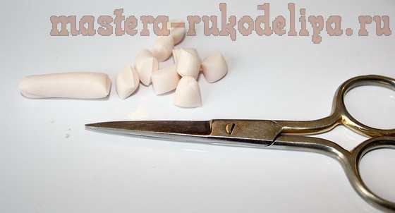 Розочка из полимерной глины