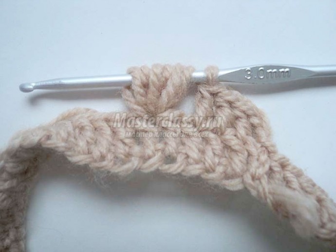 Женская шапка крючком для начинающих