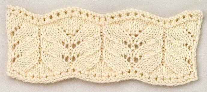 Благородный узор для вязания туники