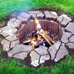 ​Как сделать красивый очаг для дачи