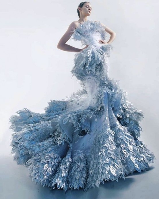 Необычные пышные платья для творческого вдохновения