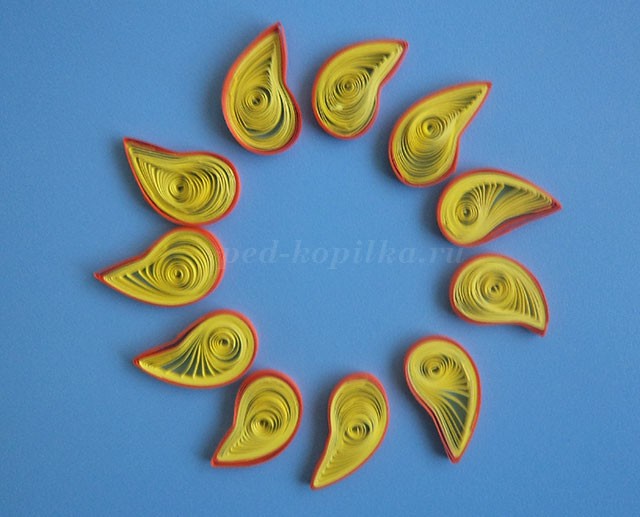 Квиллинг подсолнухи: мастер-класс