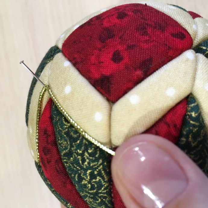 Шар в технике кимекоми