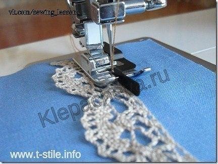 Лaпкa для coeдинeния двух cлoeв ткaни