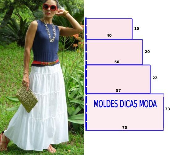 Моделирование длинных юбок