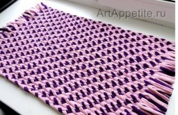 Оригинальный коврик своими руками