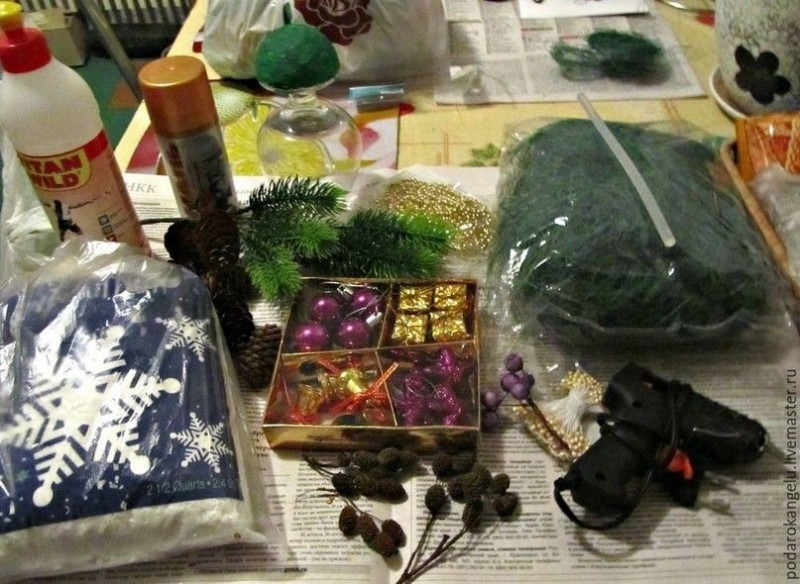 Рождественская поделка в новогодние праздники