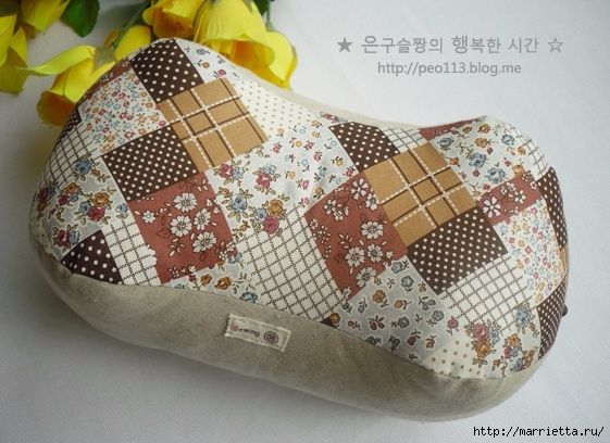 Шьем подушечку под шею