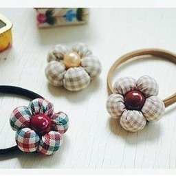 Текстильные цветочки