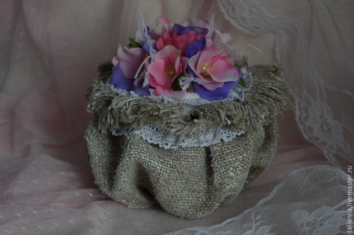 Шкатулка "Ваза с цветами" Шкатулка "Ваза с цветами"