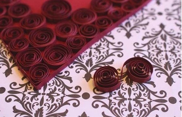 Ажурное сердце в технике квилинг