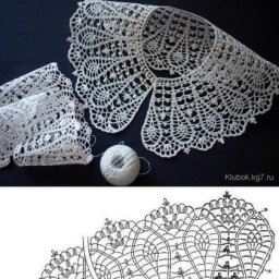 Ажурные воротнички как идея украшения любой вещи