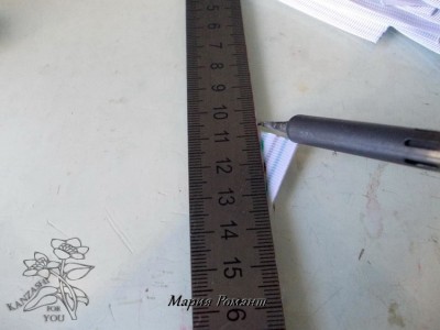 Цветок из репсовых лент