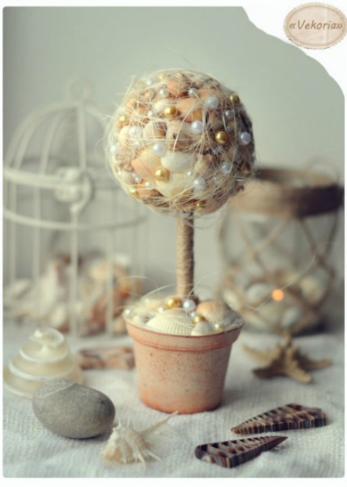 Декор из ракушек