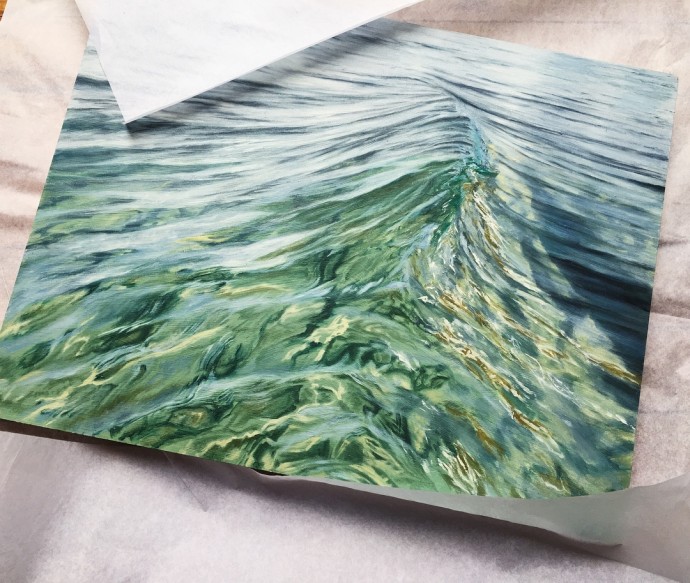 Художник Irina Cumberland: прохладное прикосновение воды в летнюю жару