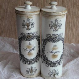 Винтажный декупаж на тубах из-под чипсов