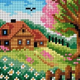 Пасторальные мотивы: отличный выбор для вышивальщиц