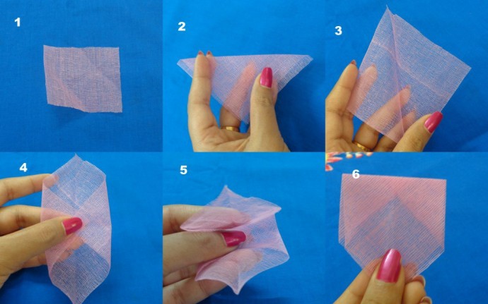 Роза из органзы Роза из органзы