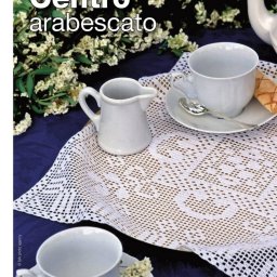 Салфетка в филейной технике крючком