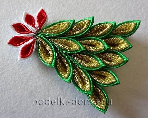 Ёлочка канзаши