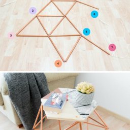 ​Декоративные фигурные журнальные столики неожиданных форм