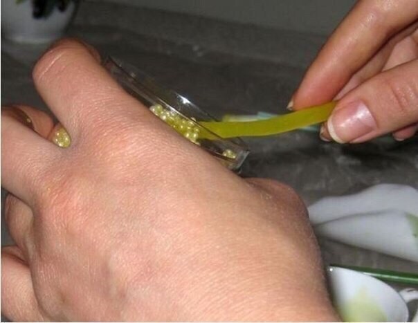 Делаем каллу из мыла