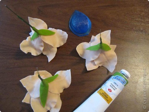 Гладиолус из холодного фарфора