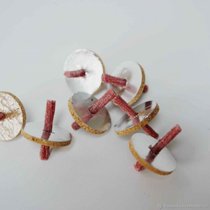 Масляная свеча с декором