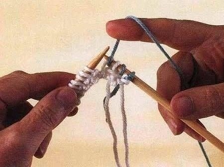 "Тканая" рисовая вязка спицами "Тканая" рисовая вязка спицами