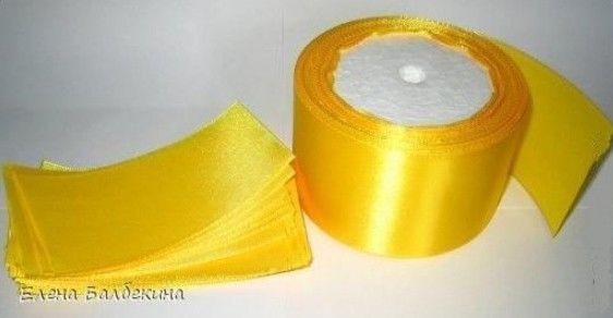 Очень красивая роза из лент